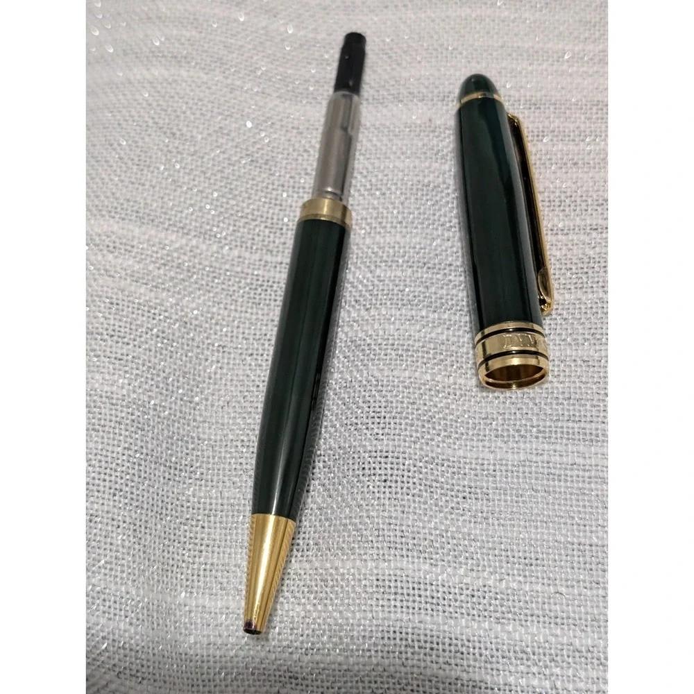 Girl Scouts Dynasty VTG Collection Twist‎ Ballpoint Pen Green & Gold Executive